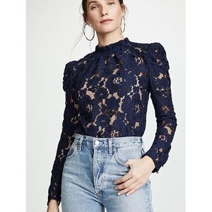 WAYF
Emma Puff Sleeve Lace Top